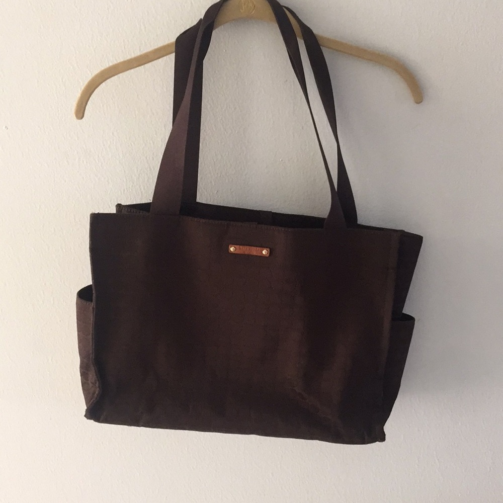 Beautiful chocolate brown Kate Spade tote